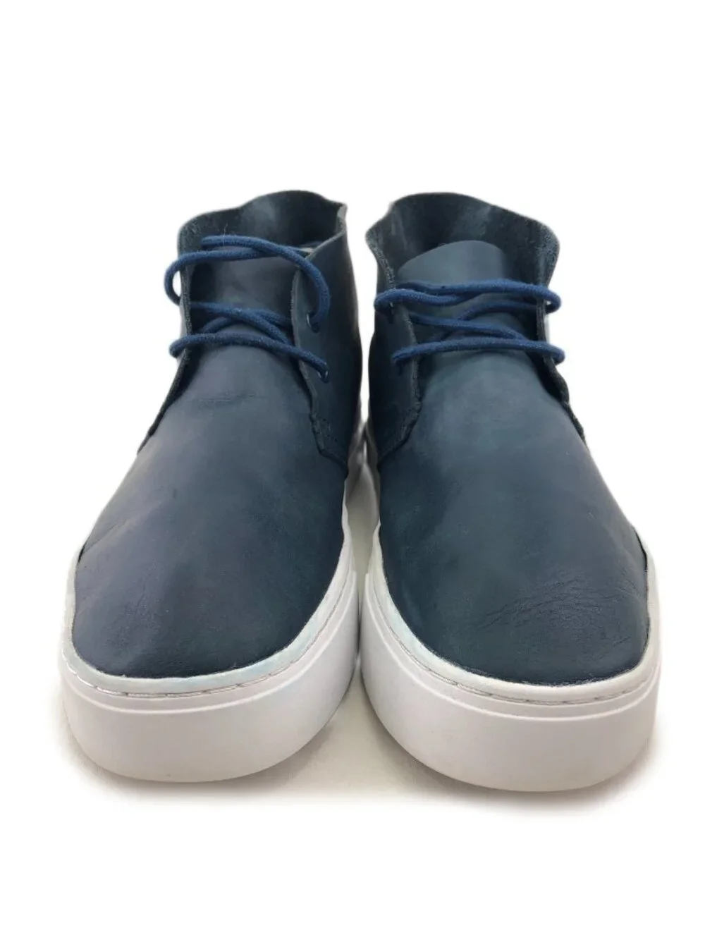 Saturdays NYC Damien Blue Leather Ankle Boots 10